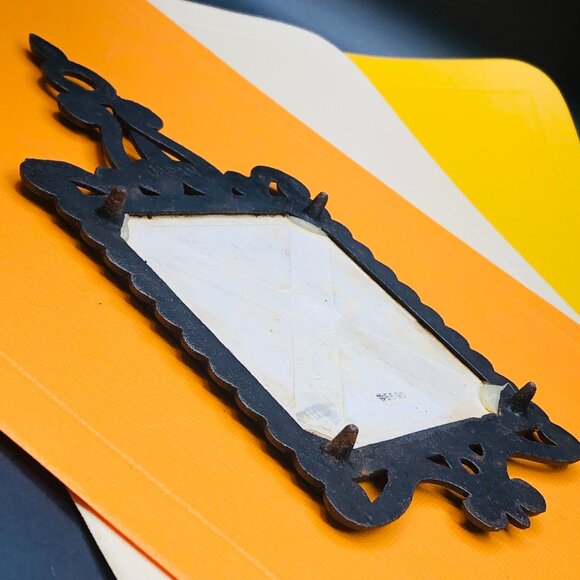 Midcentury Rooster Cast Iron Ceramic Tile Trivet Vintage Country Kitchen Decor - Picture 8 of 12